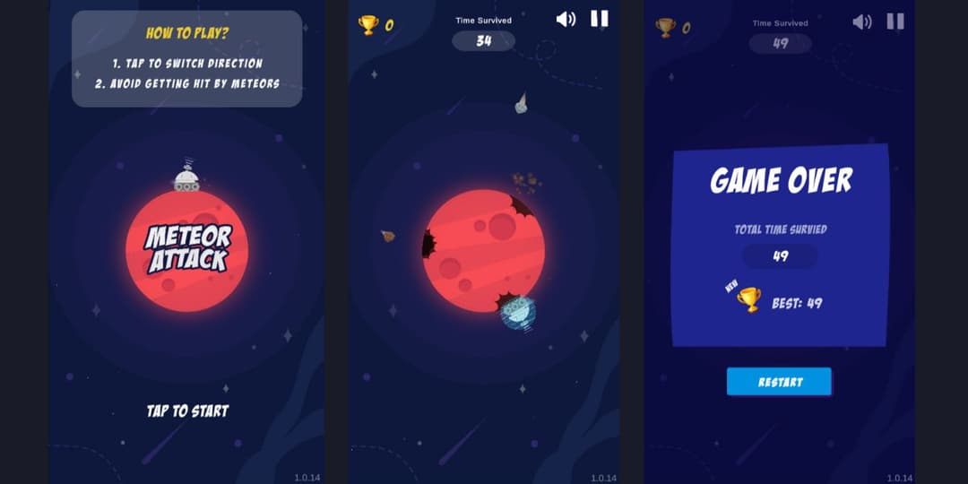 Free Galaxy Meteor Attack Game Free Galaxy Meteor Attack Game