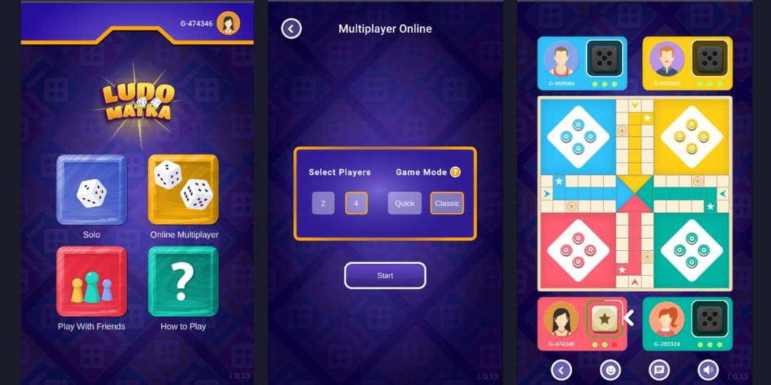 2 player Ludo matka 2 player Ludo matka